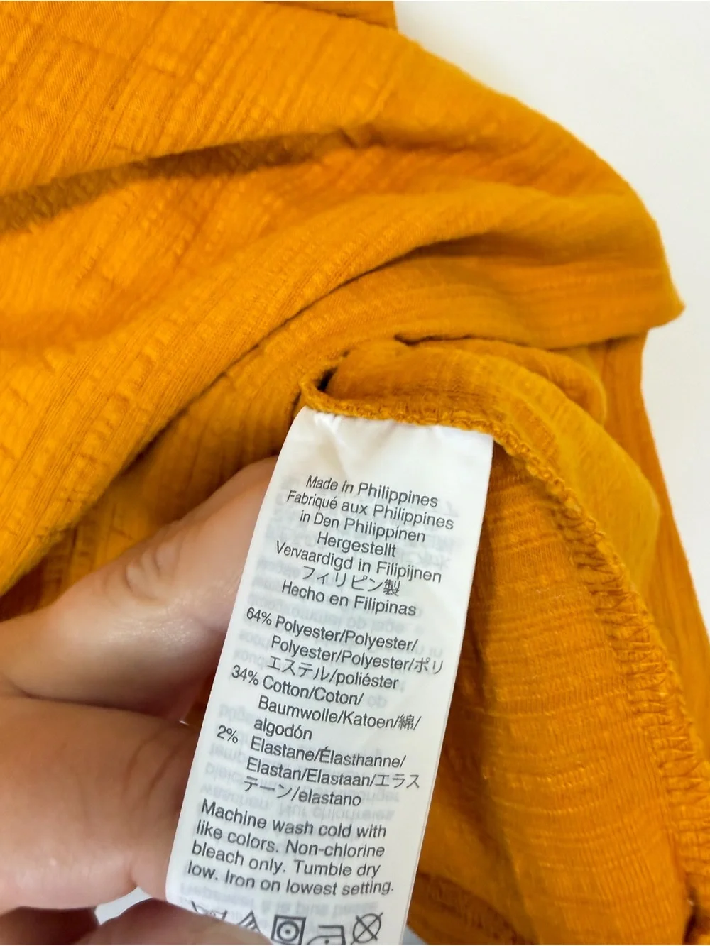 J. Crew Yellow Textured Short Sleeve Top